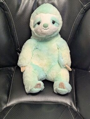 Aurora Mint Green Plush Sloth Sluuumpy Stuffed Animal. 15 Inches